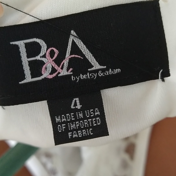 Off-White Flower Printed Dress - Picture 3 of 4